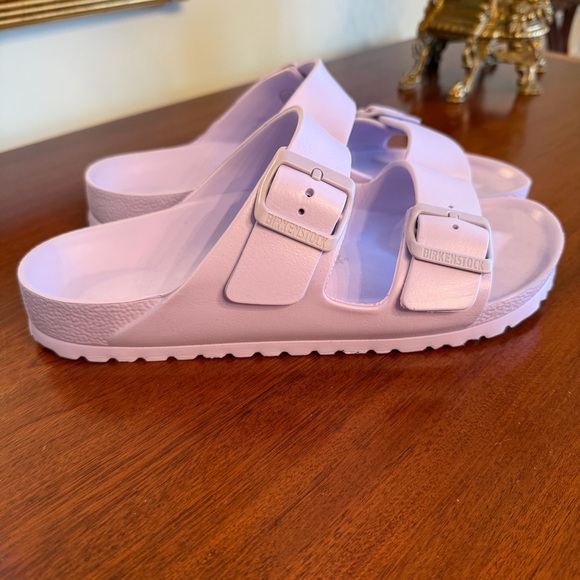 Birkenstock Arizona Eva Purple Fog Sandals Lavender - Picture 10 of 16